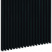 Stenová lamela UNISPO SLIM rozmer M - ULM006 Čierna matná 2050x16x30mm